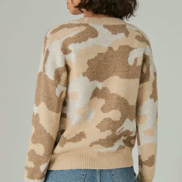 Lucky Brand Camo Cardigan - Picture 6 of 6